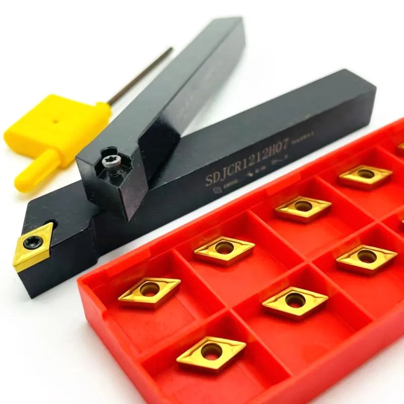 Dcmt070204 Vp15tf Ue6020 Us735 Carbide Insert + 1pc Sdjcr1010h07