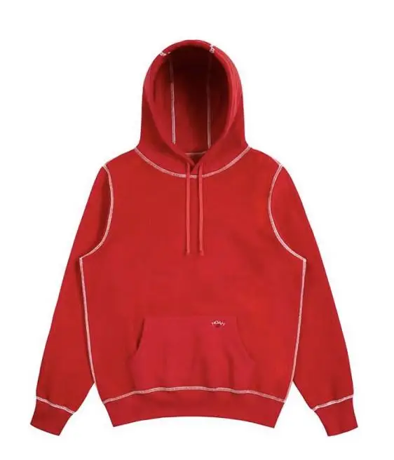 red Noah толстовки для мужчин и женщин NYC 19FW nagate fieece Толстовки Простые полосы kanye west уличная одежда хип-хоп Noah NYC толстовки - Цвет: red