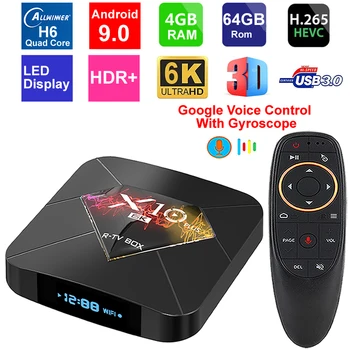 

X10-Plus-Android-9-0-Smart-TV-Box-Allwinner-H6-Quad-Core-4GB-RAM-64GB-ROM
