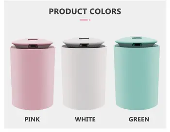 

Portable Air Humidifier Ultrasonic Aroma Essential Oil Diffuser USB Cool Mist Maker Purifier Aromatherapy for Car Home Appliance