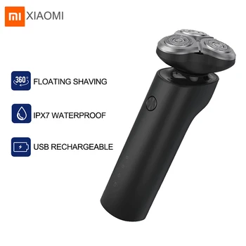 

Xiaomi Mijia Electric Shaver Razor For Men IPX7 Waterproof Shaving Machine 3 Blades Dual Blade Turbo Dry Wet Shaving