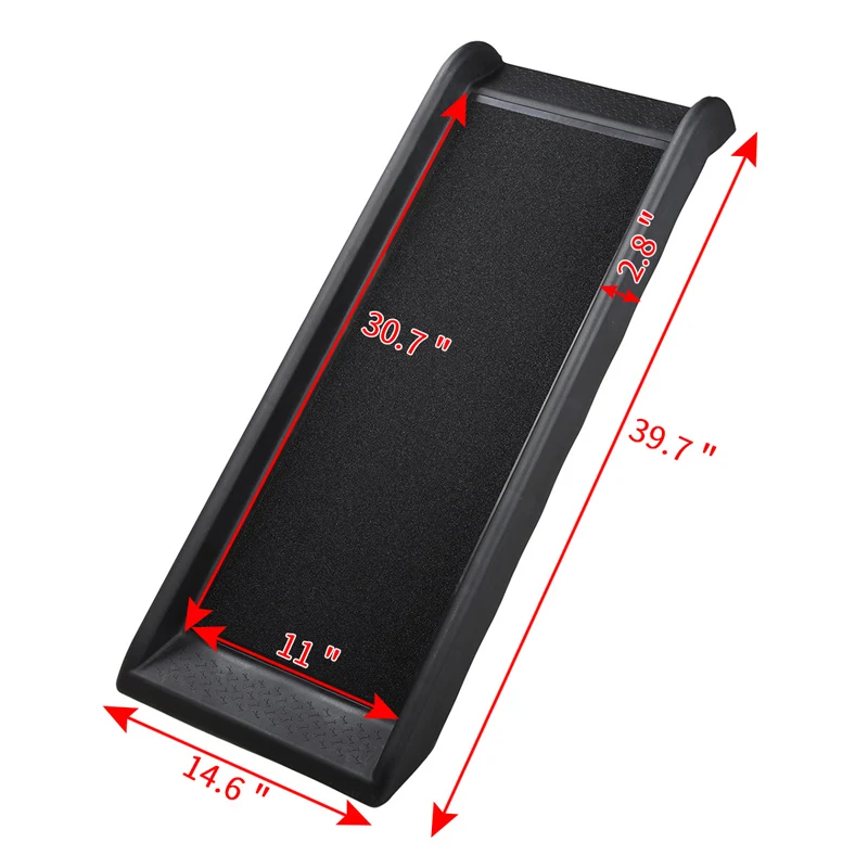 Anti-Skid Pet Ramp Portable Dog Cat Ladder Lightweight Folding With Safe Non Slip Traction Surface Raised Side For Cars PT0164 (11)