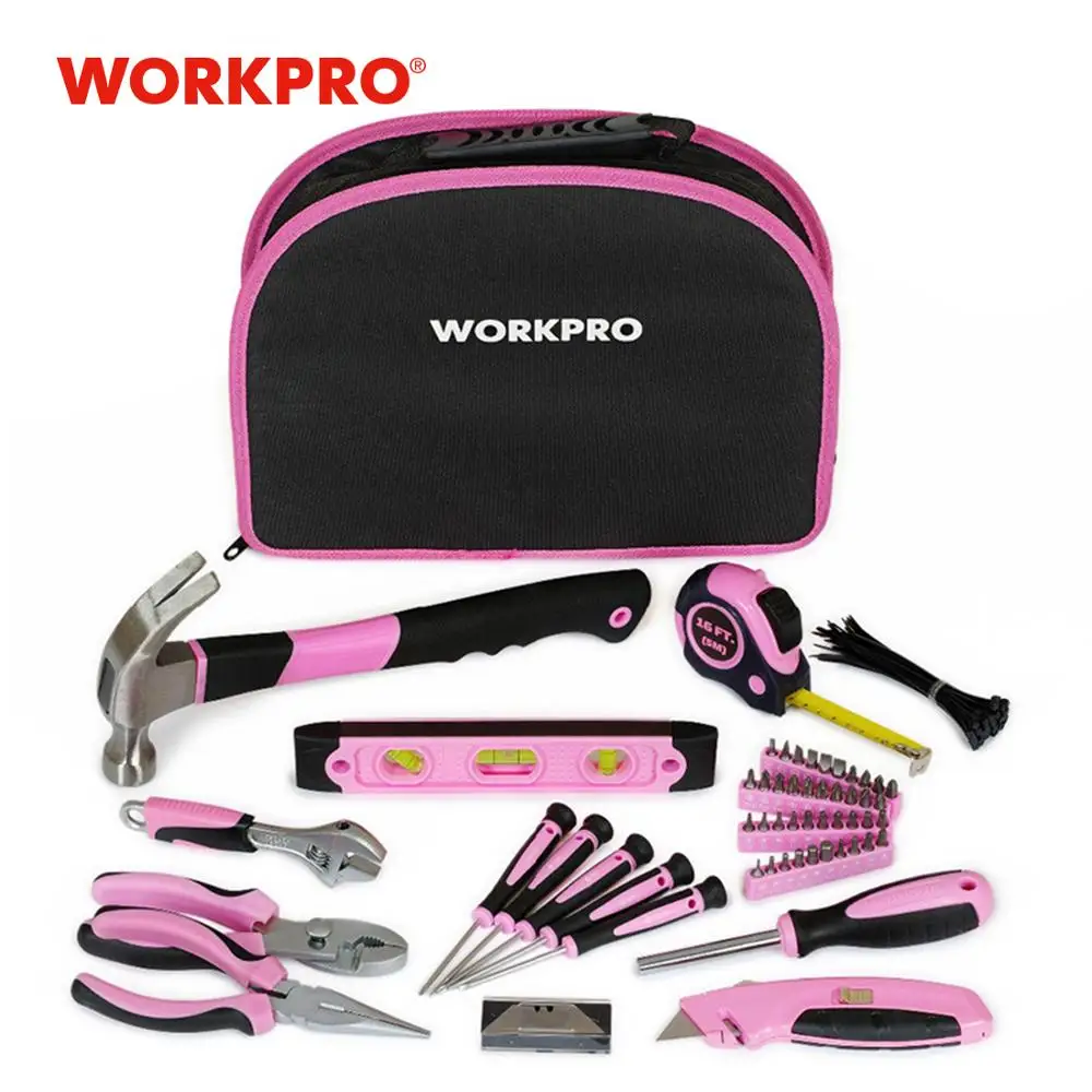 WORKPRO 103PC Hand Tool Set Home Tool Kit Tool Bag