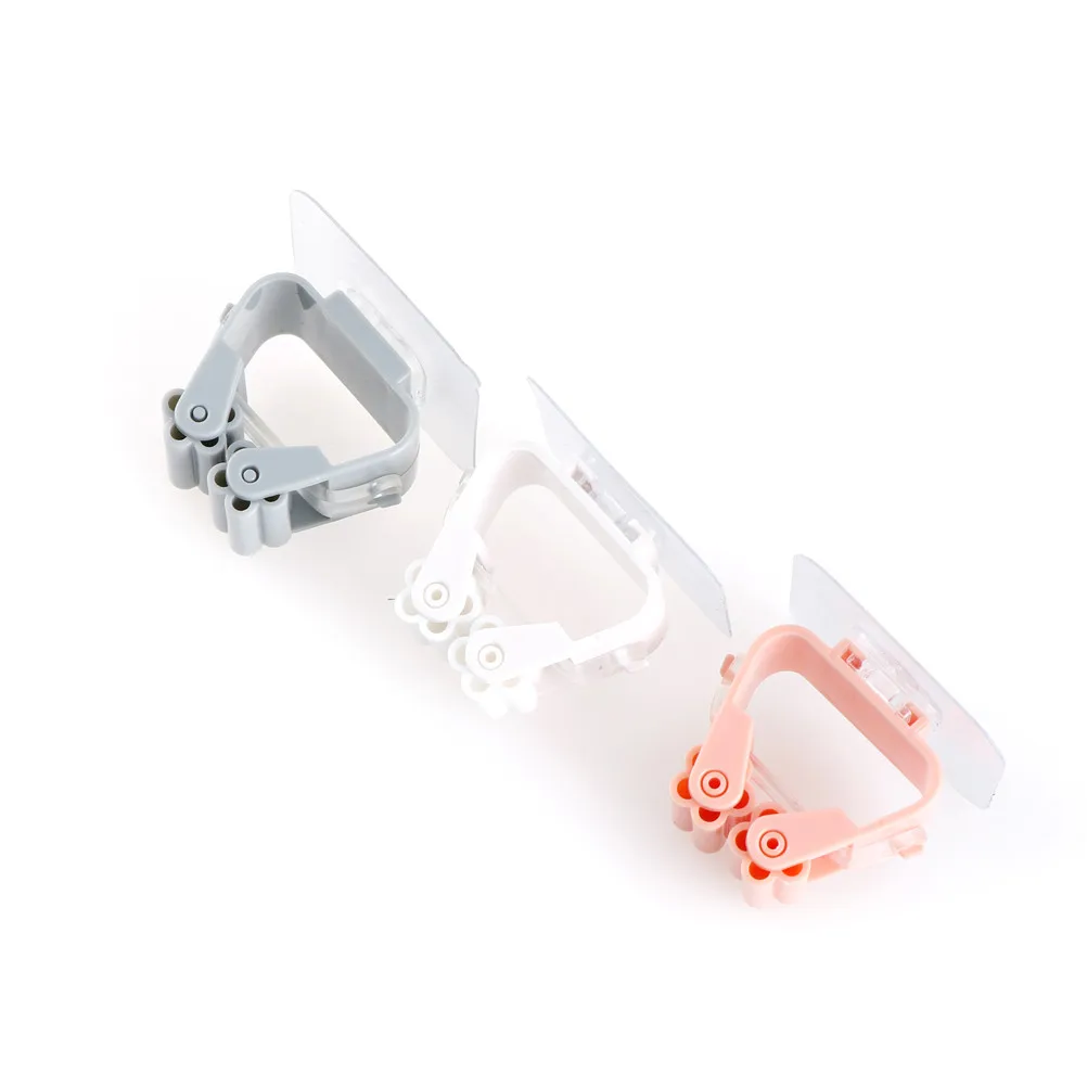 Вешалка для щеток 3 цвета стеллаж хранения настенный держатель швабры органайзер