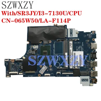 

For DELL Inspiron 15 5570 Laptop Motherboard With SR3JY I3-7130U CPU CN-065W50 065W50 65W50 CAL60 LA-F114P