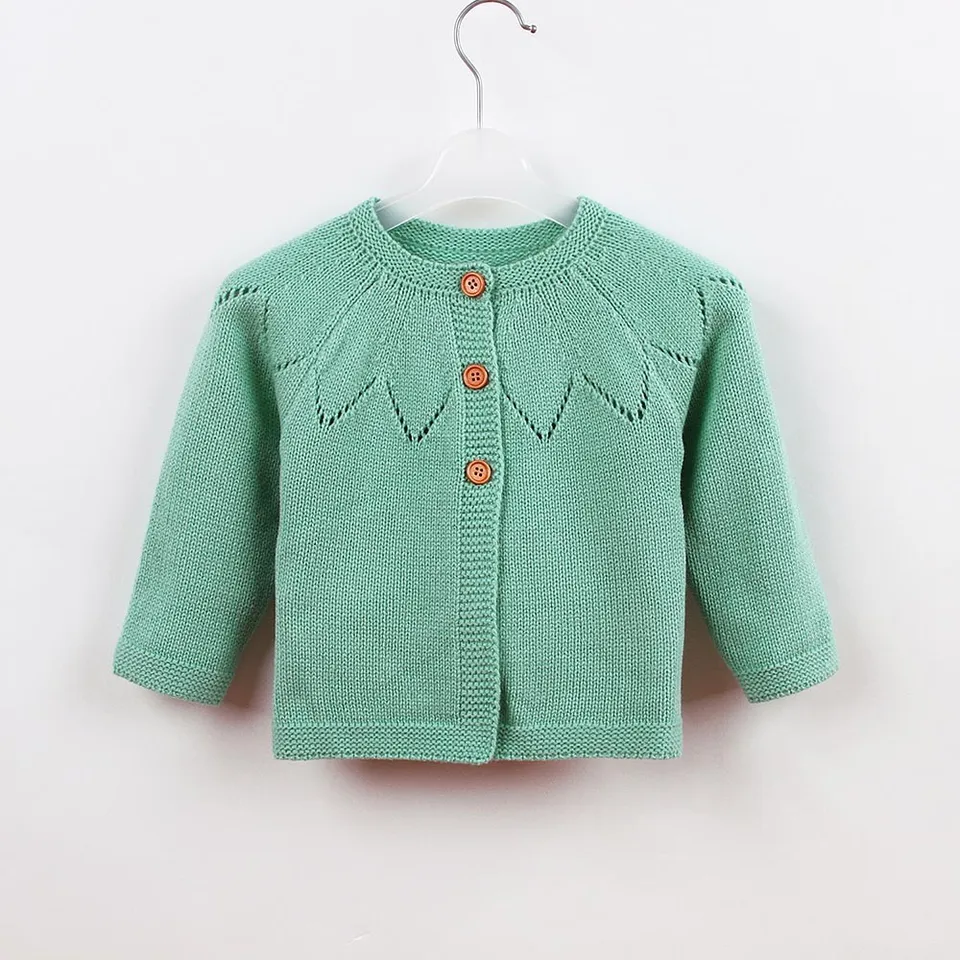 baby boy green cardigan