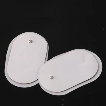 

10Pcs Silicone Gel Tens Units Electrode Replacement Pads For Massagers Practical