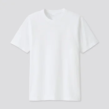 

Men's short-sleeved t-shirt summer round neck white loose tide brand half sleeve boys wild trend clothes 6065