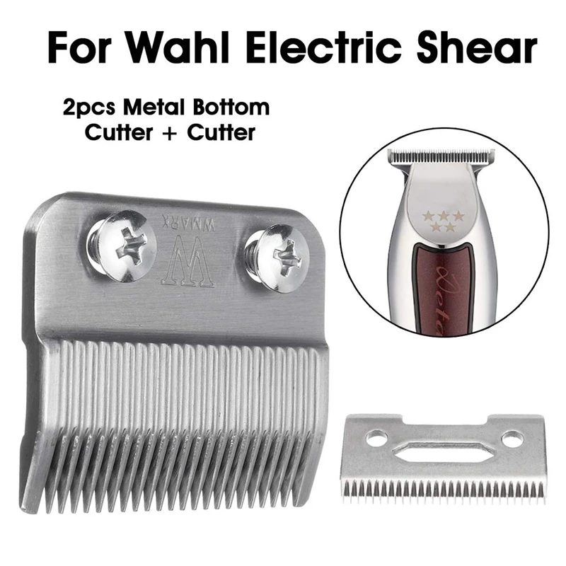Замена режущей головки металлического нижнего клипера лезвия для электробритва Wahl-серебро