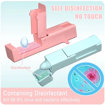 

Open Door Disinfectant Elevator Gadget No Touch Epidemic Prevention Defender Contact Tools Creative Protective Equipment