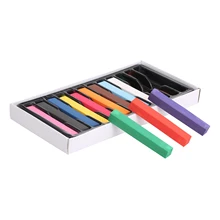 12 цветов, мел для волос, краска для волос, Временный салон, сделай сам, краска для волос, мел, нетоксичный инструмент для окрашивания волос, для укладки волос, цветные палочки, инструменты