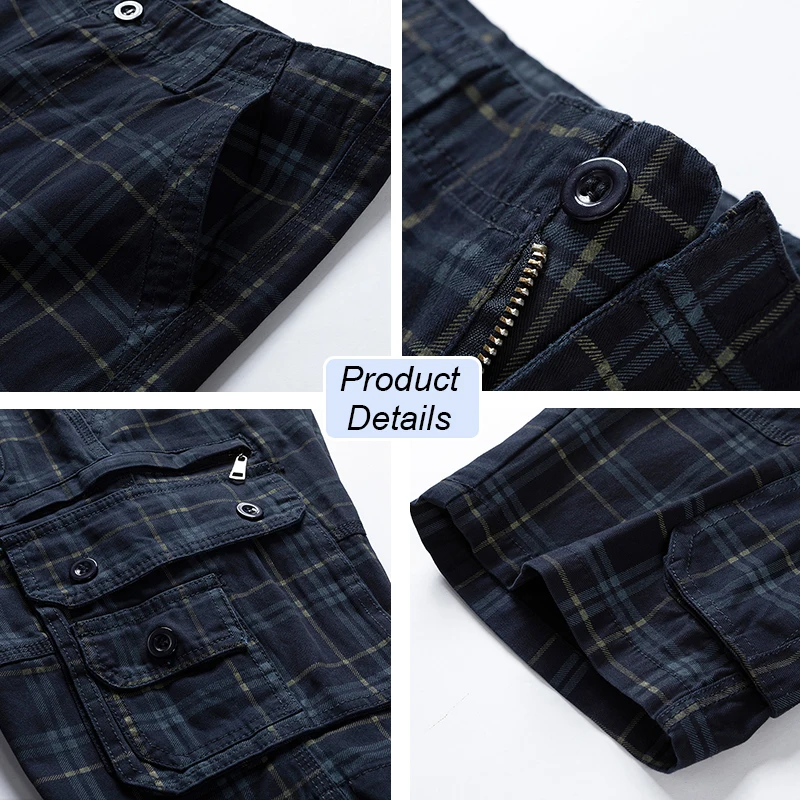 New Summer Men Beach stripe Shorts Hip Hop Cargo Shorts Men Tactical Pockets Shorts men Casual Fashion Vintage Camouflage Shorts