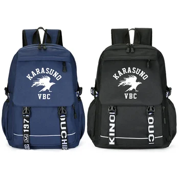 

Anime volleyball junior backpack 2020 New fashion Student School Bag casual oxford cloth large capacity Backpack For teenagers