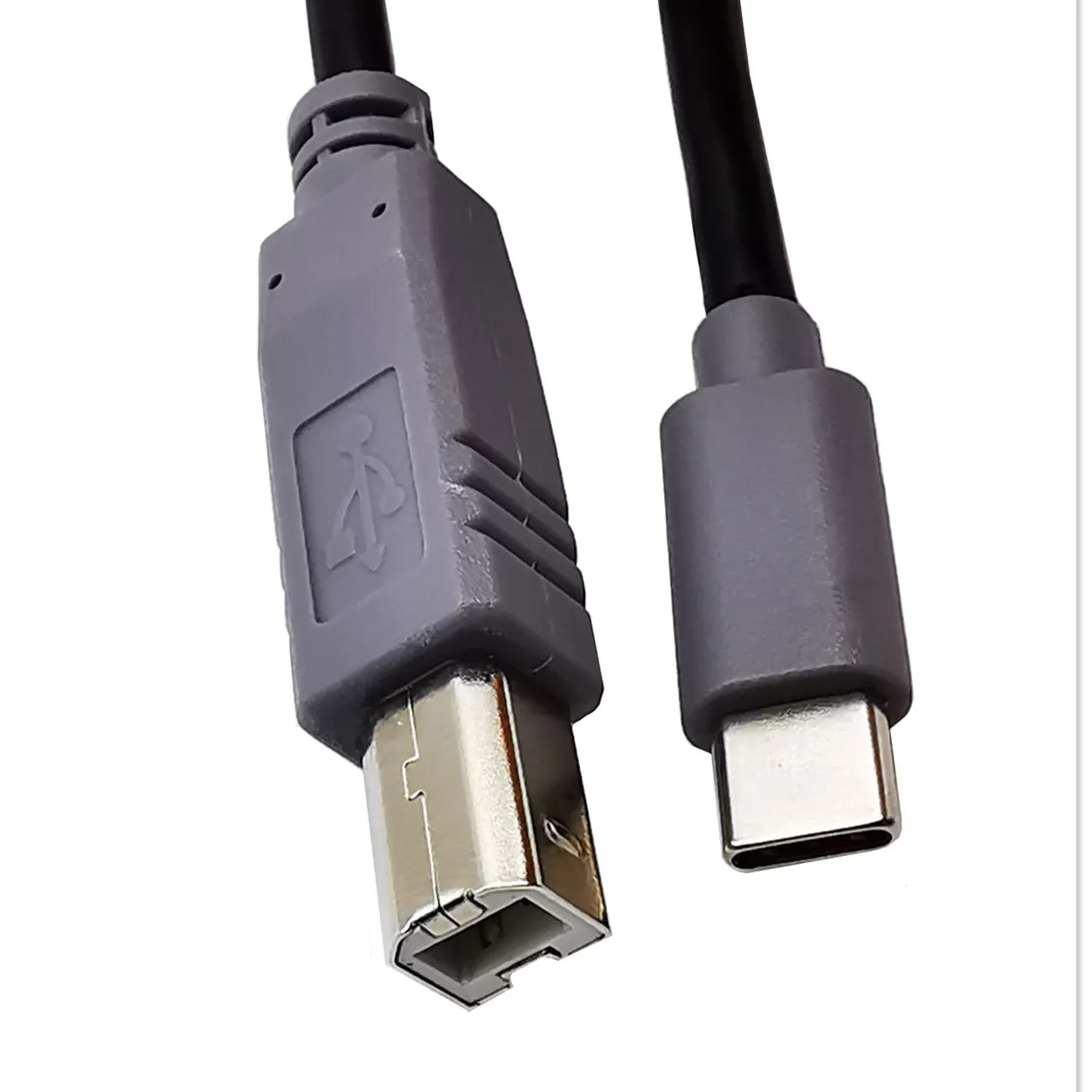 USB 3,1 usb type-C разъем «Папа-папа» для USB 2,0 B Тип Мужской кабель для передачи данных для сотового телефона, MacBook, ноутбука и принтера