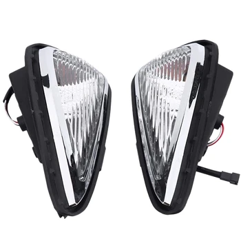 

Cuque Daytime Running Light 1 Pair 2 Color LED Daytime Running Lamp Left & Right 12V 90-120LM Waterproof Car DRL Turn Signal Lig