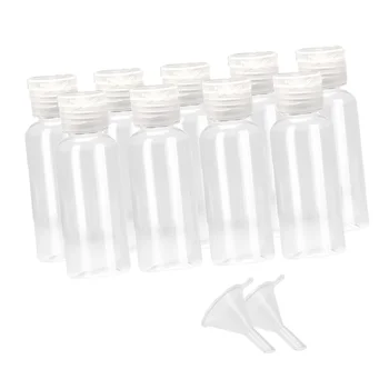 

1 Set/17Pcs 50ml Empty Lotion Bottles Containers Plastic Toiletry Bottles Refillable Emulsion Liquid Soap Container Subpackaging