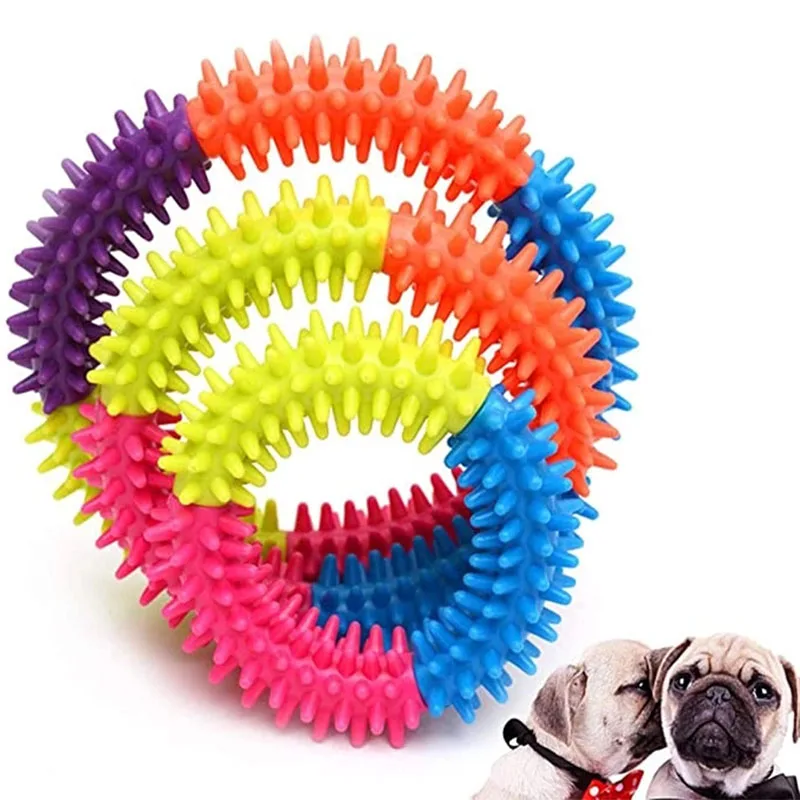 Juguetes para perros para morder, mordedores, higiene dental, interactivo