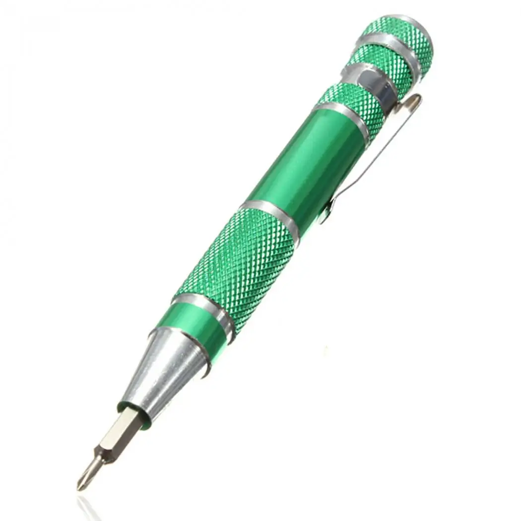 nero Demiawaking 8 in 1 Set di penna per Cacciaviti Precisione in Alluminio Penna Cacciavite