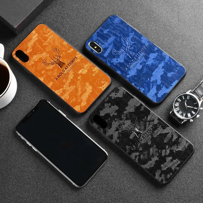 

Xiaomi Redmi Note 7 6 Case Deer Cloth Cases For Redmi 7 7A 6A K20 Pro S2 Cover For Xiaomi Mi 9 SE 8 A3 A2 Lite CC9 CC9e 9T Mix 3