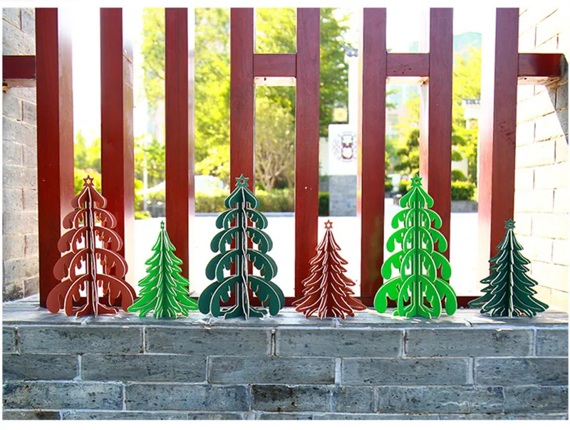 Новые 4D елочные украшения Рождественские украшения для дома Noel DIY ремесла Navidad новогодние подарки Kerst Natal Декор