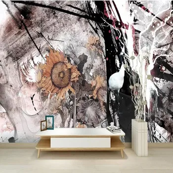 

Milofei manufacturers custom ink graffiti colorful background wallpaper mural