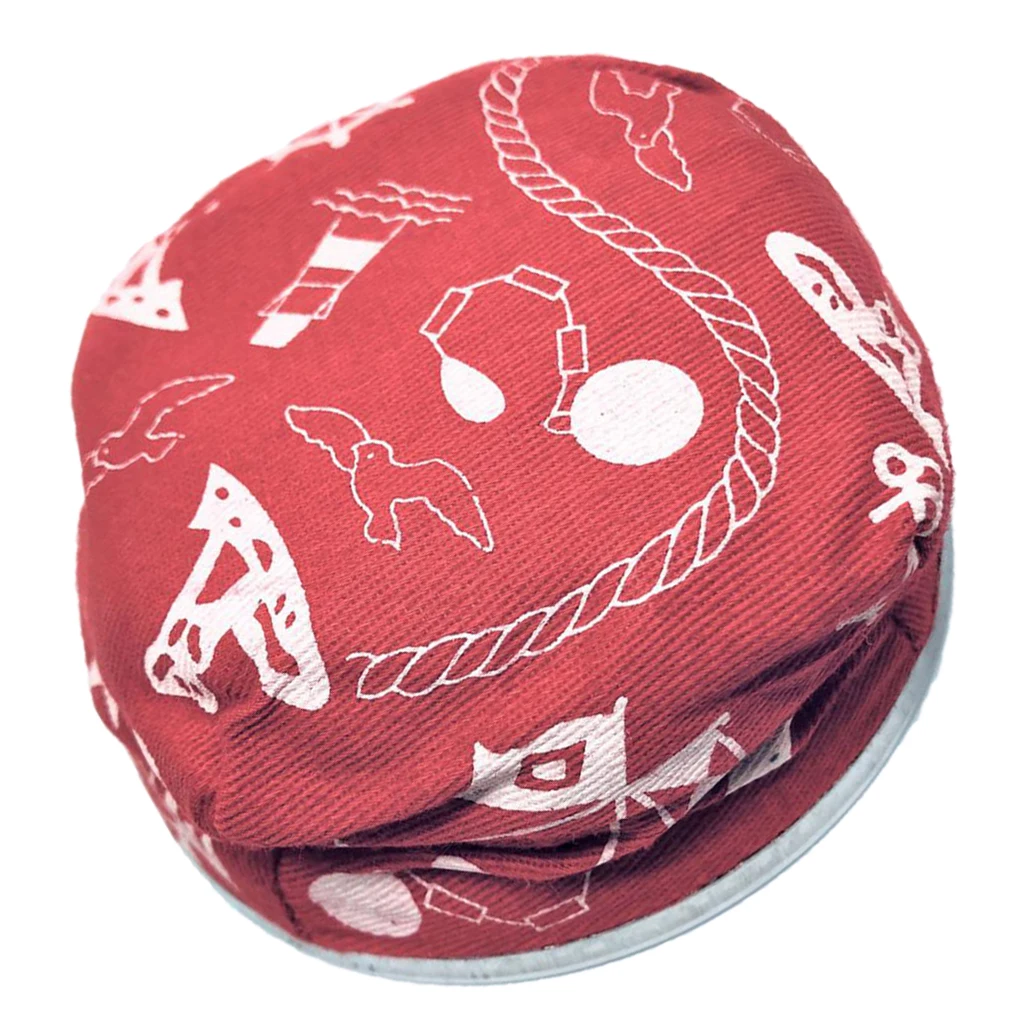 304 Stainless Steel Windproof Bean Bag Ashtray Cigarette Holder Red for Boat