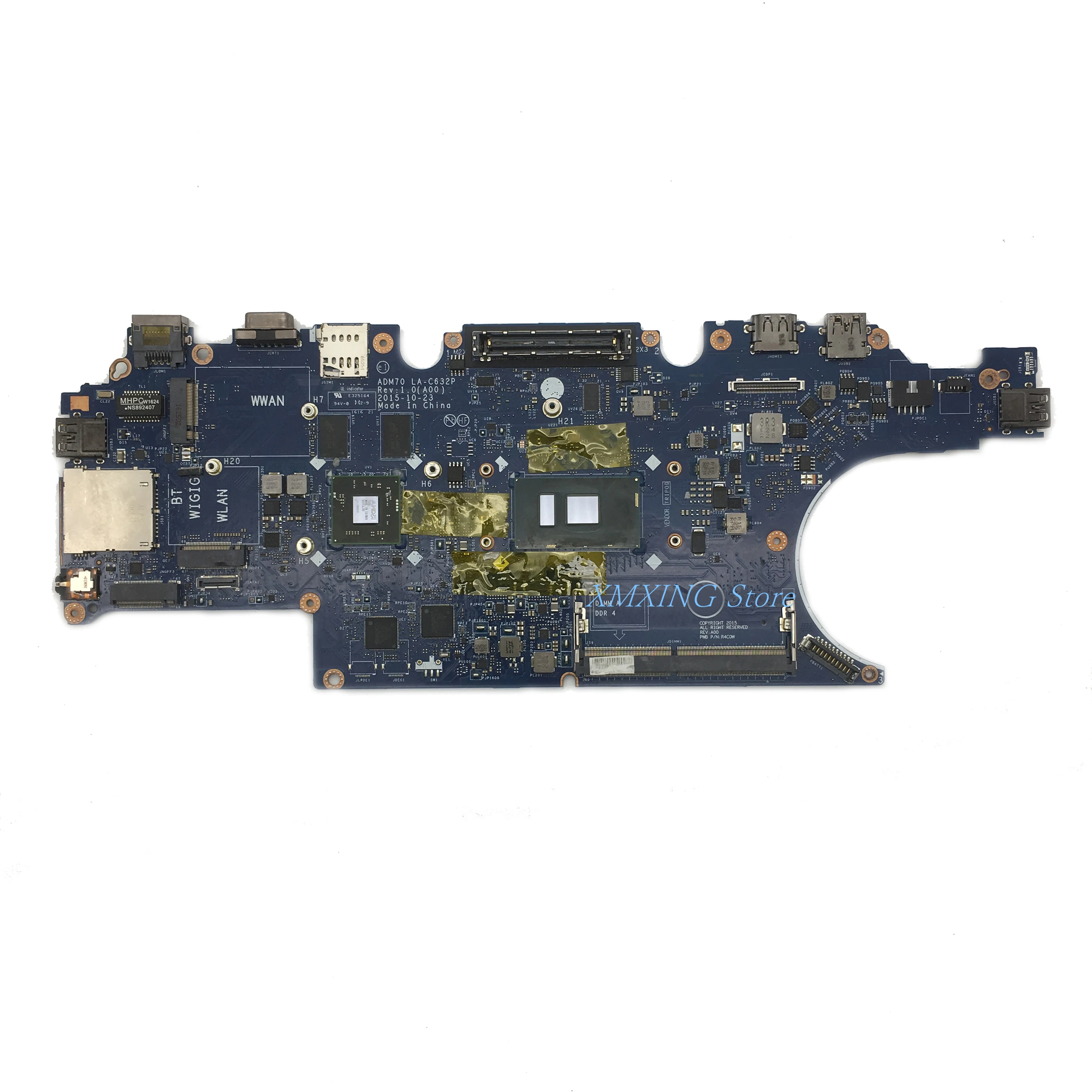 

Материнская плата FULCOL для ноутбука DELL Latitude 5470 E5470, I5-6300U SR2F0 CN-0DN9PC 0DN9PC DN9PC AMD70 LA-C632P, протестирована на 100%