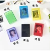 SKYSONIC Transparent Glitter 3 Inch Card Holder Idol Postcards Protective Storage Box Bus Photo Cards Album Collection Supplies 2