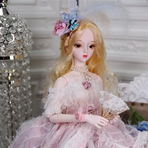 62 см BJD кукла 1/3 шарнир тела ручная роспись набор для макияжа с одеждой обувь ювелирные изделия и Подарочная коробка SD куклы высокого качества игрушка - Цвет: Official configurati