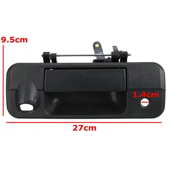 

Black Tailgate Handle with Keyhole & Camera Hole For Toyota Tundra 2007 2008-2013 69090-0C050,690900C050,69090-0C051,690900C051