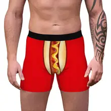 Christmas 3D Printed Mens Pouch Boxers Panties Comfort Underwear Skin-friendly Funny Summer Panty Intimates