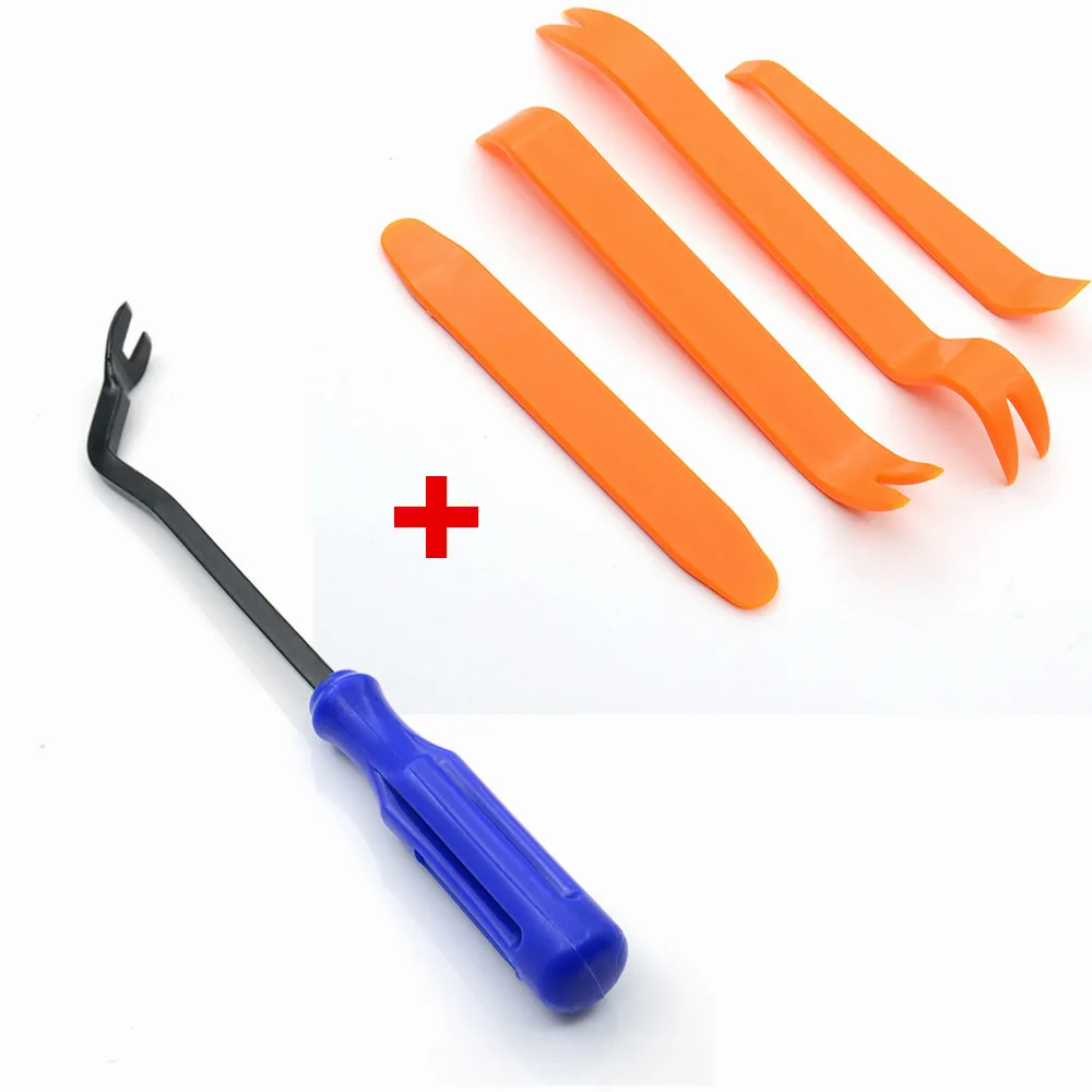Portable Auto Car Radio Panel Door Clip Panel Trim Dash Audio Removal Installer Pry Kit Removal Tool Repair Tool, car radio panel tool