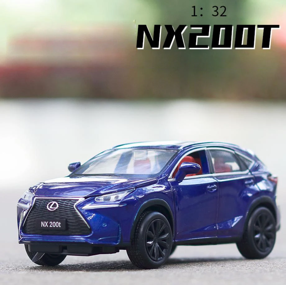 Горячая 1:32 Масштаб колеса литья под давлением автомобиль toyota suv LEXUS NX200T металлическая модель с светильник и звуком вытяните назад игрушки коллекция для подарков