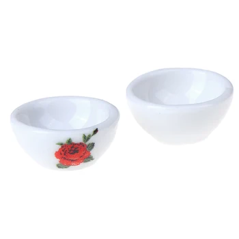 

New Arrival 1:12 Cute Dollhouse Miniature kitchen Mini cock bowl