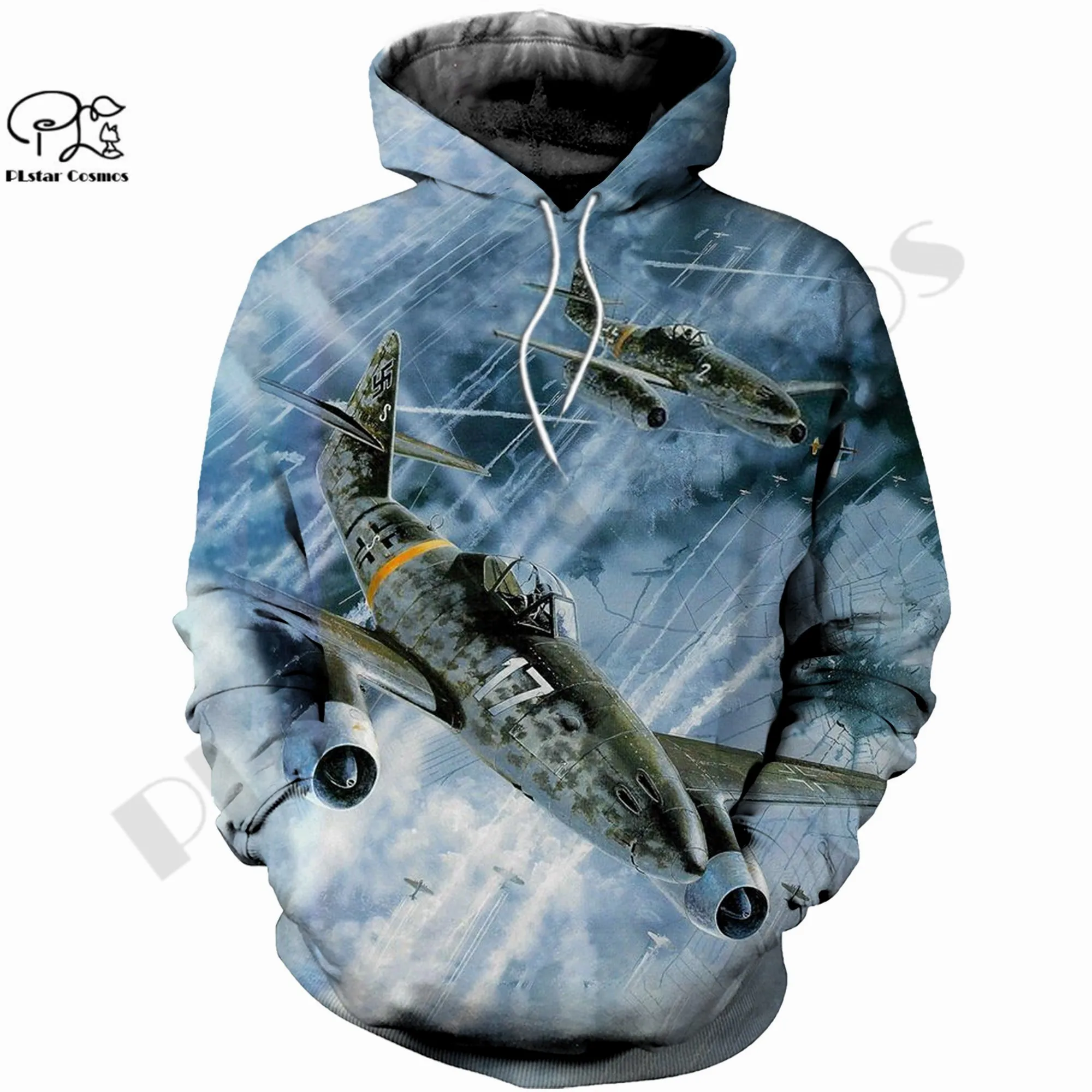

PLstar Cosmos 3DPrinted Newest Aircraft Plane Sky Art Unique Hrajuku Funny Streetwear Unisex Casual Hoodies/Zip/Sweatshirt W-3