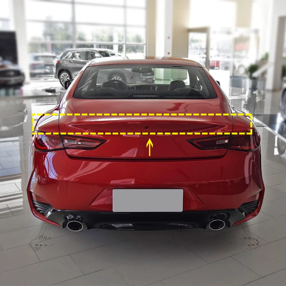 Автомобильный задний спойлер, крыло, багажник для Infiniti Q60- авто задний спойлер багажника крыло губы автомобиля стикер углеродного волокна