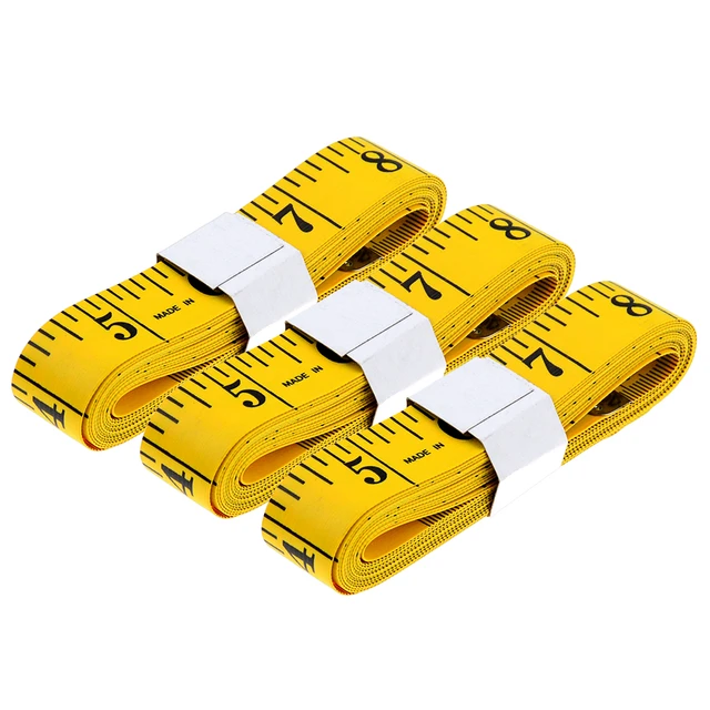 Règle de couture jaune 3M, mesure du corps utile, ruban de tailleur, mètre  de couture, échelle double face - AliExpress