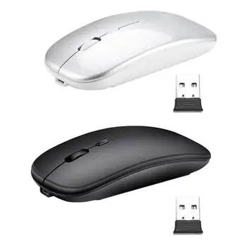 

2.4GHz Wireless Game Mouse Optical 1600DPI Computer Laptop Mice Lightweight Ultra-thin PC Peripherals with USB Receiver