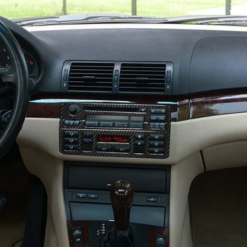 

Carbon Fiber CD Panel Trim Center Console Sticker Wear-resistant Car Auto