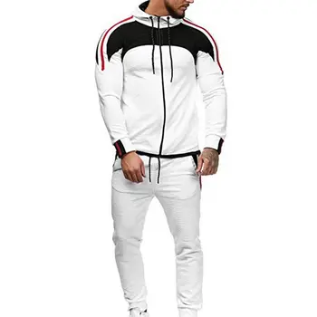 

Adisputent 2020 Fashion Tracksuit Men Zipper Hoodies Sweatpant Set Mens Gym Joggers Sweatshirts Suits Man Autumn Sportswear Sets