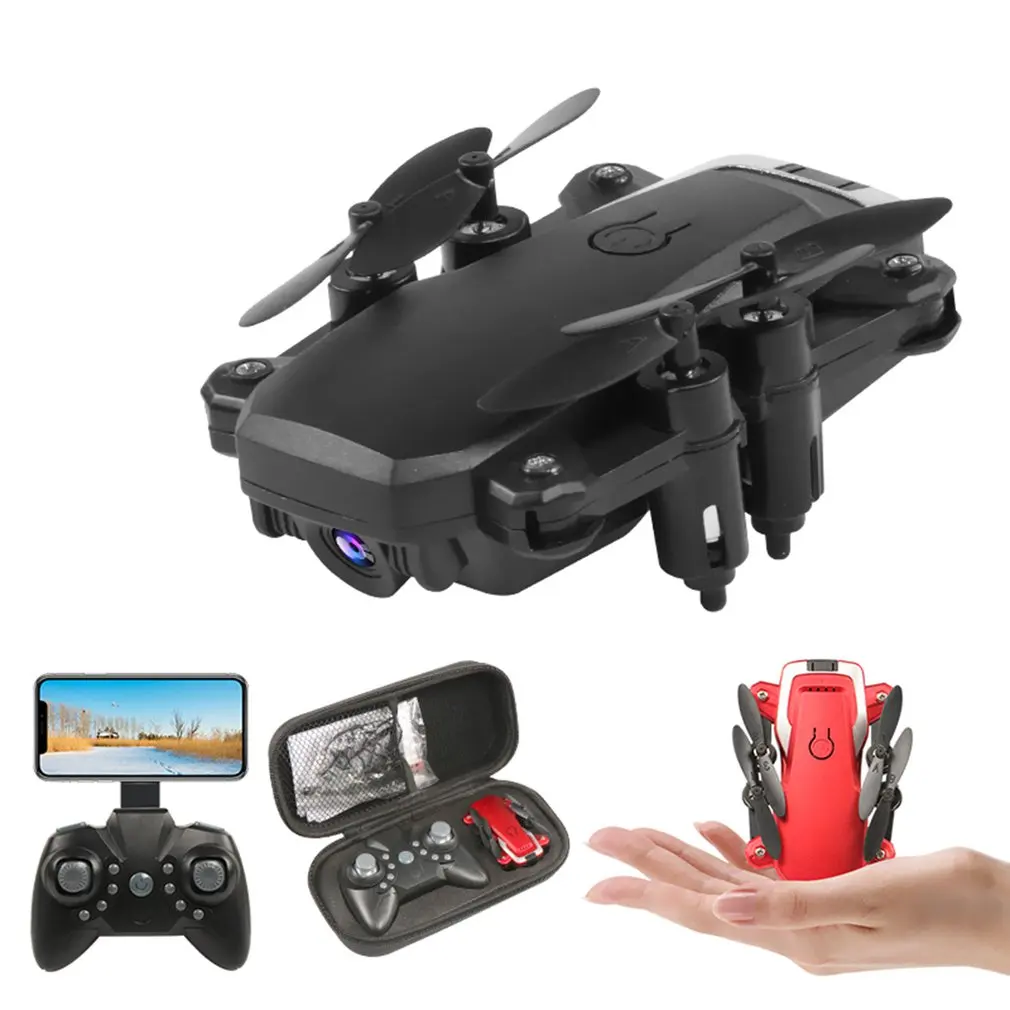 Новое обновление K1 мини складной Wi-Fi FPV Радиоуправляемый Дрон с HD камерой RC вертолет самолет высота удержания воздушные видео игрушки для детей