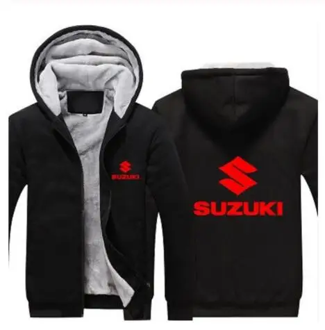 6 цветов зимняя куртка для Suzuki Offroad мужская повседневная куртка пуловер шерстяная подкладка куртка мотоциклетная куртка толстовка Z3