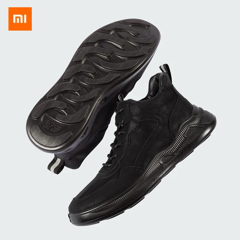 Xiaomi/Мужская обувь для отдыха зимние ботинки на меху сохраняющие тепло удобная