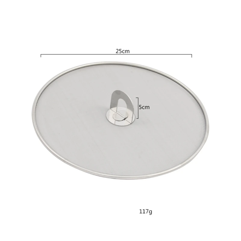 1 шт 25/29/33 см Нержавеющая сталь масла крышка сковородка для жарки брызги экраны жира крышка с ручкой Кухня кухонная посуда