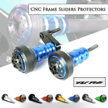 

Motorcycle Cave Frame Slider Fairing Guard Falling Protection Anti Crash Pad Protector For YAMAHA YZF R6 06-16