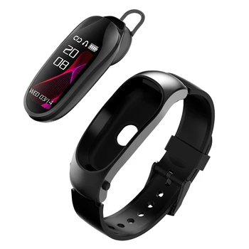 

KR04 0.96 Inch Smartband Support Heart Rate Blood Oxygen Monitor Step Count Sedentary Reminder Smart Band