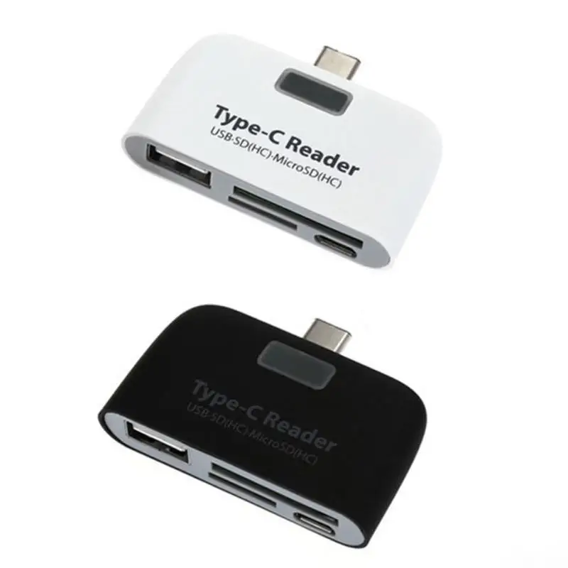 Прочный кард-ридер умелое Производство usb type-C концентратор мобильный телефон планшет USB 2,0 PD TF карта памяти OTG ридер адаптер