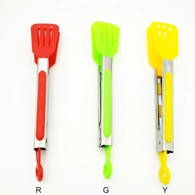 Stainless Steel Food Clip Household Fried Steak Clip Baking Bread Clip Portable Washable Food Clip For Kitchen