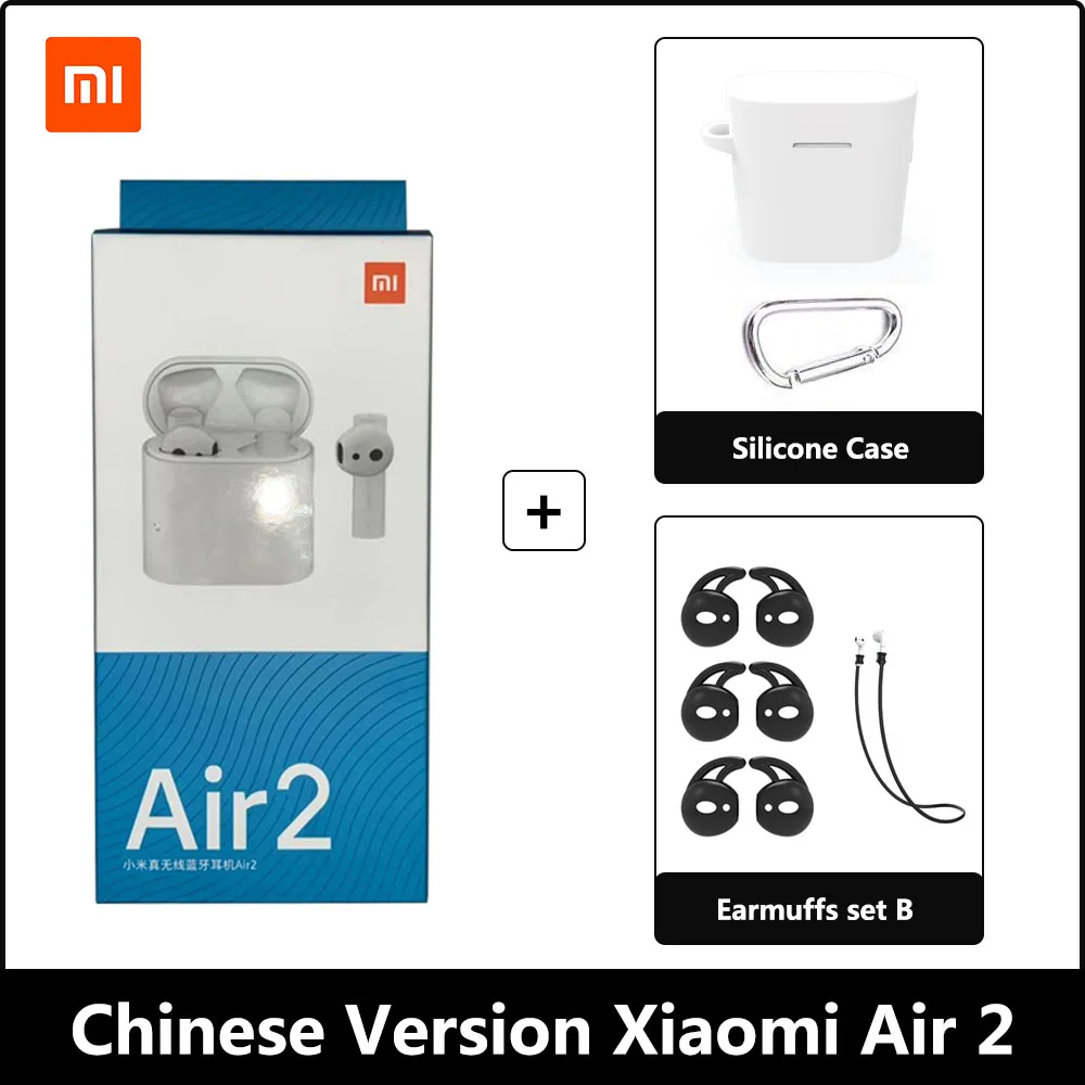 Oringinal Xiao mi Airdots Pro 2 беспроводные наушники TWS mi True Earbuds 2 LHDC Tap стерео управление Dual mi C ENC с mi c Handsfree - Цвет: Transparent case