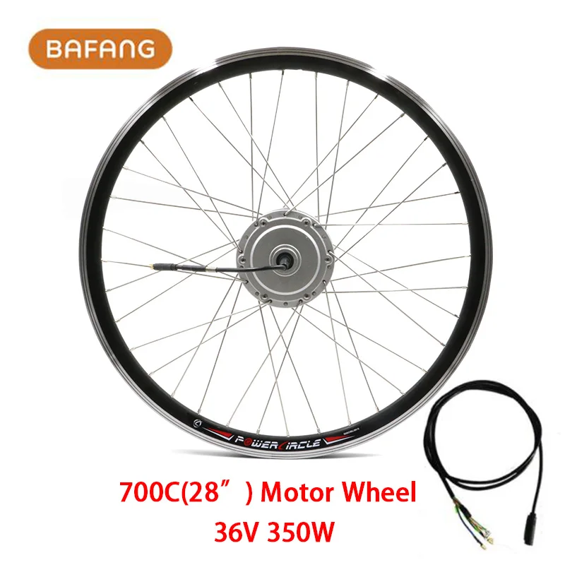 BAFANG 48V 36V 250W-500W Front Electric Motor Wheel 8FUN Brushless Electric Bicycle Motor Wheel Bafang ebike bicicleta eletric - Цвет: 700C 36V 350W